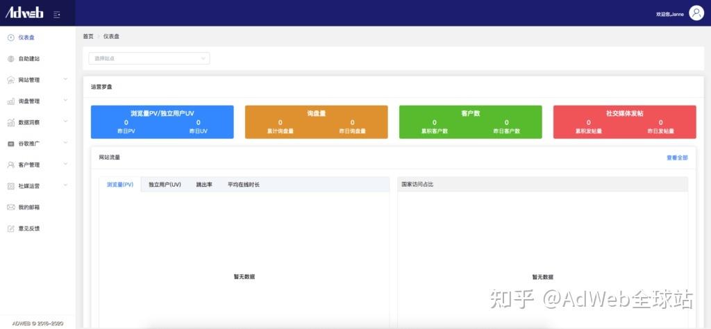 南京外贸网站建设哪家好adweb全球站功能详解